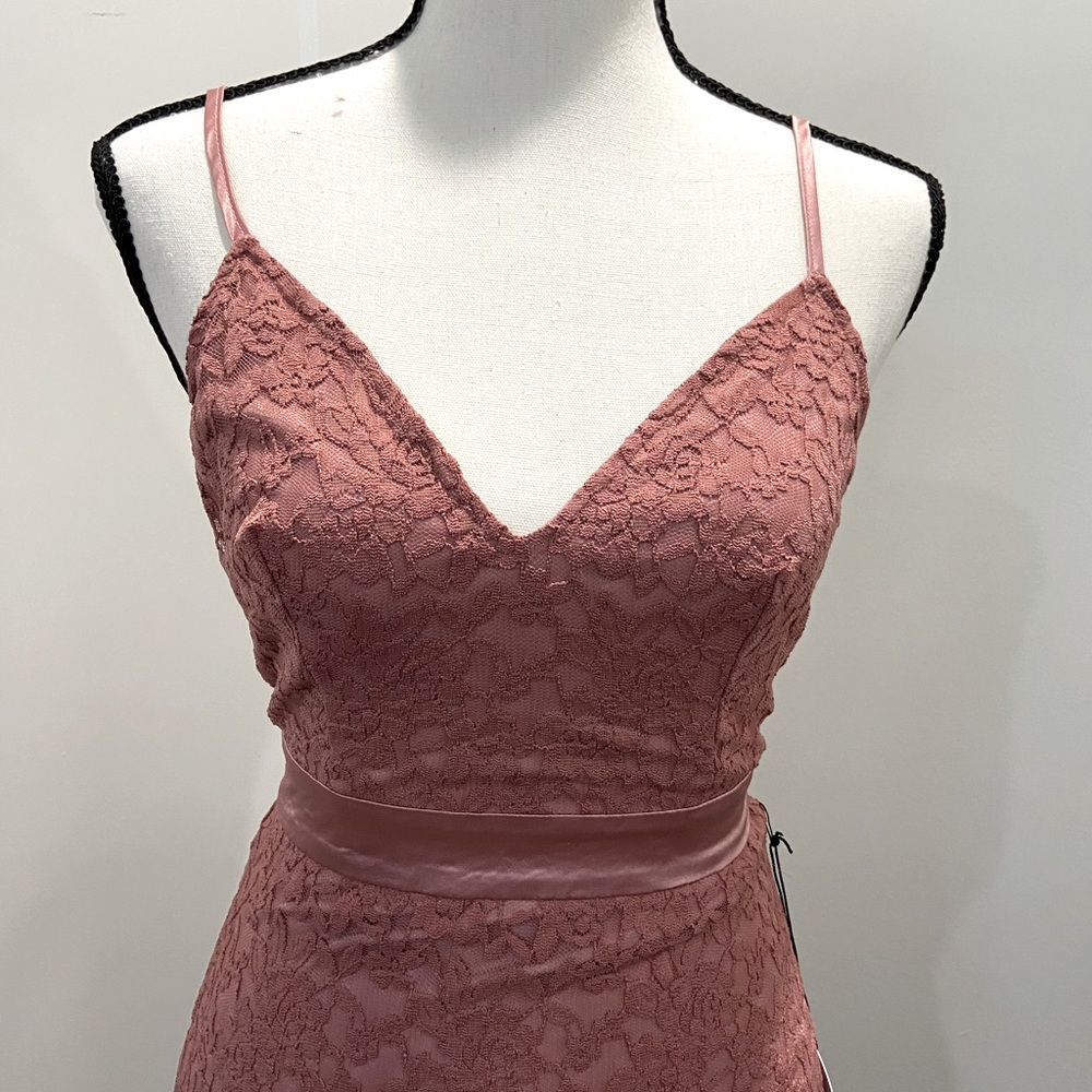 Hello Molly XS floral blush dress